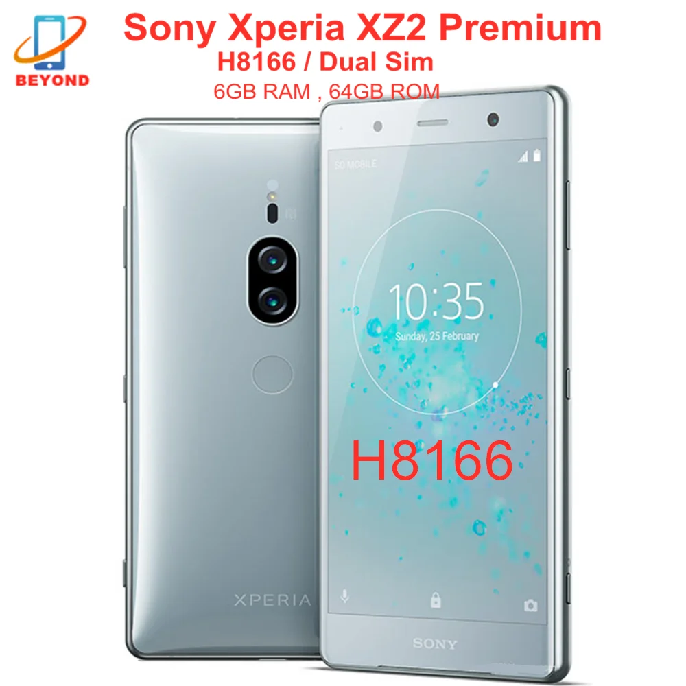 Sony Xperia XZ2 Premium H8166 Dual Sim мобильный телефон 4G LTE 5 8 &quotSnapdragon 845 Восьмиядерный 6 Гб RAM 64 ГБ