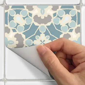 2024pcs Waterproof Tiles Mosaic Wall Sticker Tile Wall Floor Cabinet Simplicity Wall Sticker Kitchen Bathroom Adhesive Decor