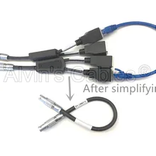 Алвин, кабели Z CAM E2 кабель синхронизации для двойной Камера 10 контактный разъем для 10 штырьковый шнур K2 Pro прототип