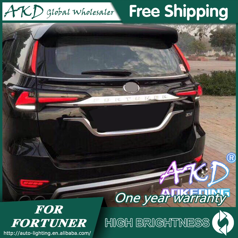 Задний фонарь для автомобиля Toyota Fortuner 2016 2020 светодиодный противотуманный