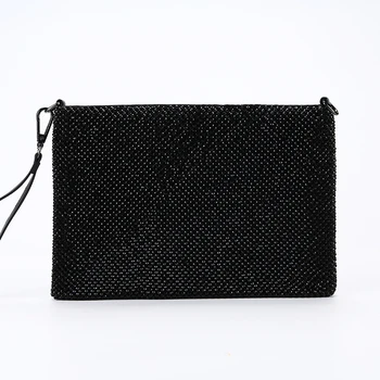 

Trendy Glitter Clutches Female Rhinestone Elegant Clutch Bags Fashion Party Shoulder Pouch Shiny Soft Surface Women Pouch Purse