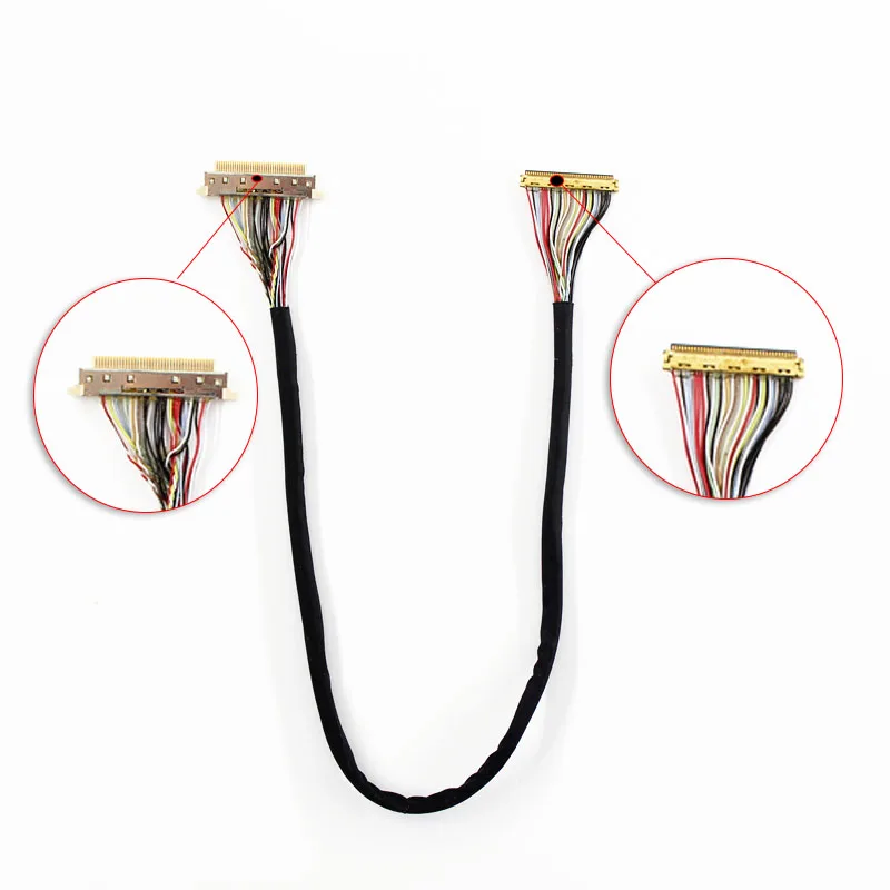 LVDS кабель для ЖК панели поддержка DH61AG Mini-ITX материнская плата с 40 pin fix коннектором