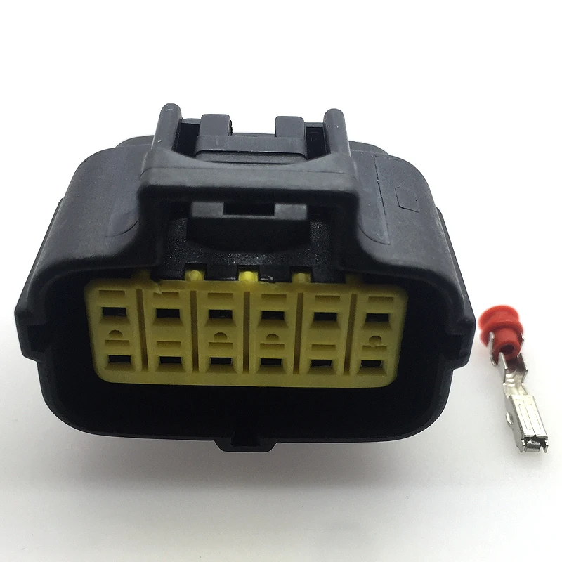 

2 pcs/sets 12 Pins Female Male AMP 174661-2 Waterproof Gear-shift Sensor Connector Plug Automotive Connector For Denso