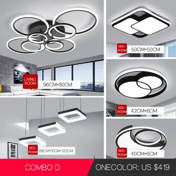 

LED Ceiling Chandelier Lighting VVS Modern Simple Round Fashion Circle led Light Living Room Dining Room Study Room Bedroom