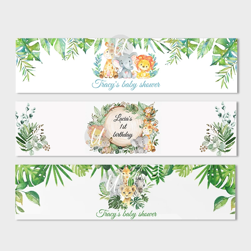 Safari Zoo Animals Sticker Labels By Adore By Nat – Set Of 50, 1.5" Round, For Birthday & Baby Shower Party Favors