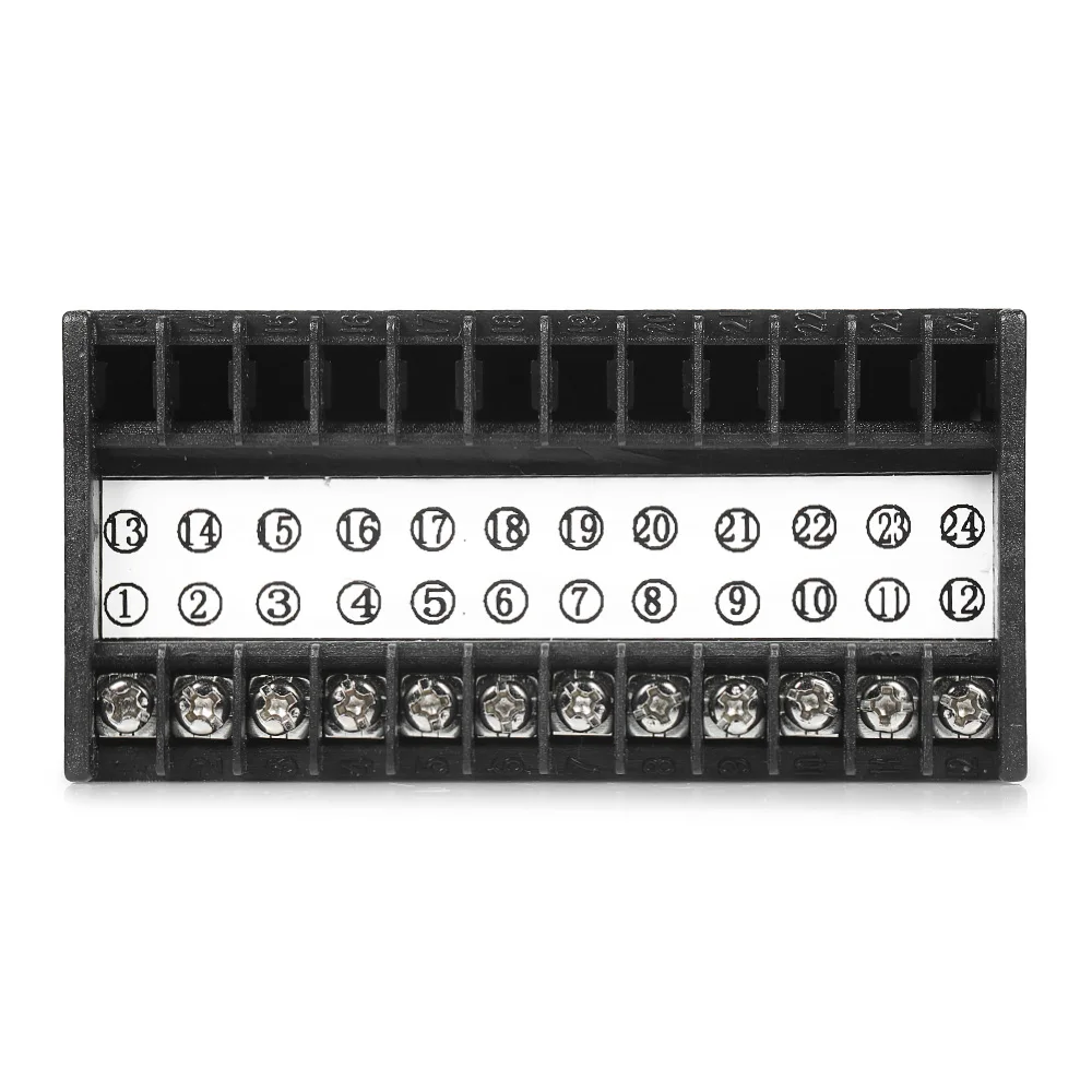 DC 24V Digital Sensor Meter Multi-functional Intelligent LED Display with 2 Relay Alarm Output and 0~10V/4~20mA/0~75mV Input