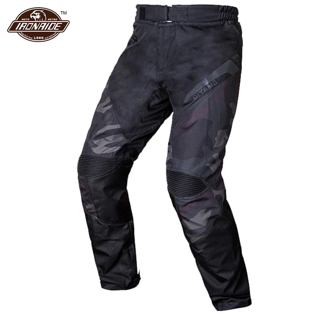 Camouflage Motorcycle Pants Men Motocross Pants Waterproof Pants Motorcycle Wearable Moto Protection With CE Certification