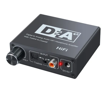 

Coaxial Digital To Analog Rca 3.5Mm Audio Hifi Converter Adapter With Spdif Toslink Digital To Analog Audio Converter