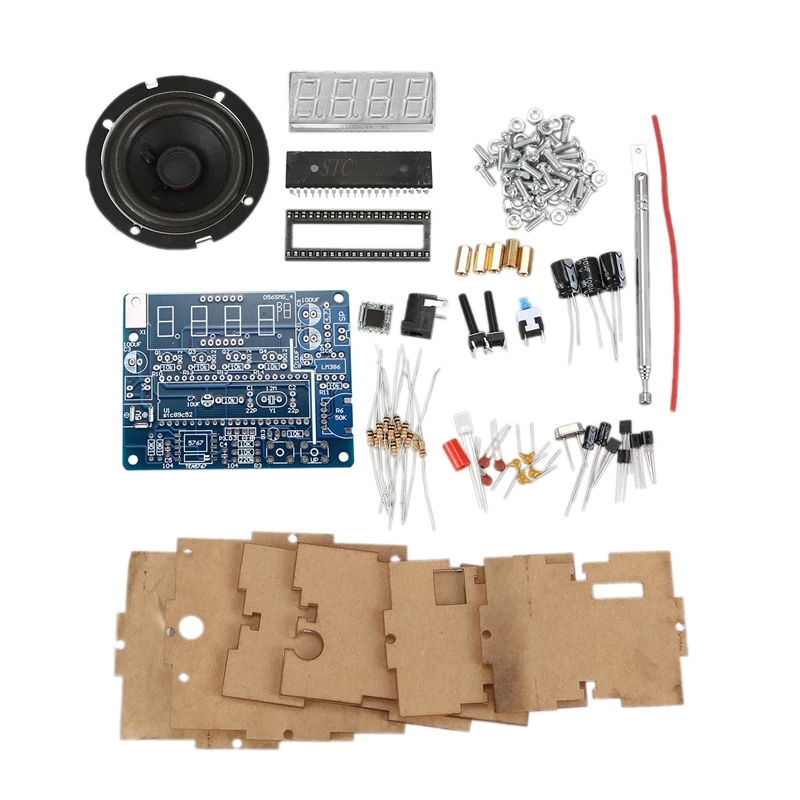 TEA5767 DC 4 5 V Diy Мини цифровой FM радио 87MHZ 108MHZ 2W 8ohm спикер электроники комплект Arduino