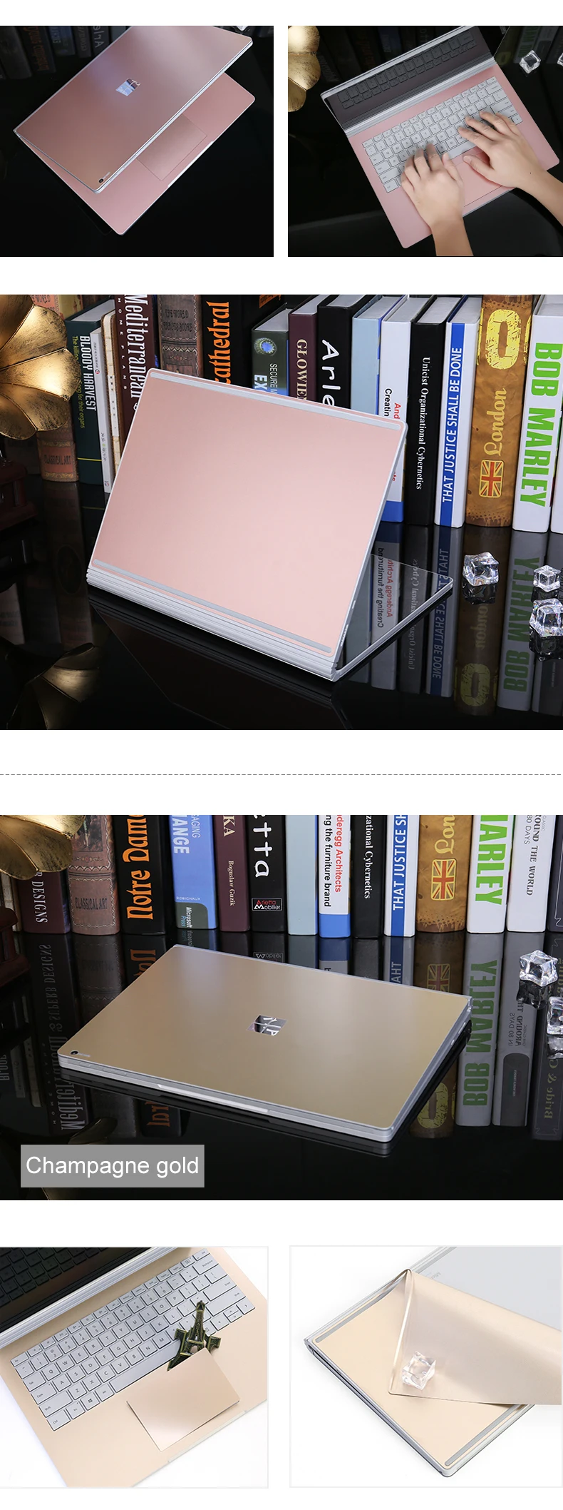Защитная наклейка для ноутбука для microsoft Surface book 2 15 дюймов стикер на фюзеляж 13,5 дюймов Surface book 2 Shell комплект пленок