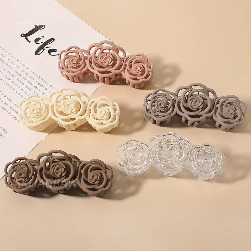 

Fashion Claw Clip Hair Clips for Hair Women Elegant Rose Shape Hair Clip Girls Clip Hair Barrettes Hair Claw Hair Accessories
