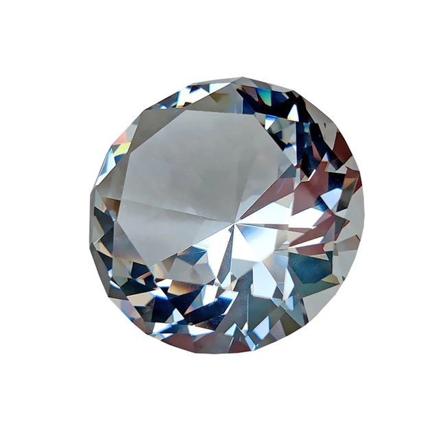 40 Mm -Es Kristály Gyémánt Alakú Papírsúlyú Dekoratív Üveg Drágakövek Díszes Esküvői Ajándékok Emlékezetek - Image 6