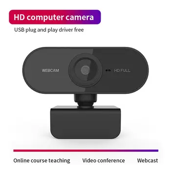 

Brand New Mini USB PC Webcam HD 1080P Computer Camera with Mic Clip-on Cameras for Live Broadcast Video Calling Conference Work