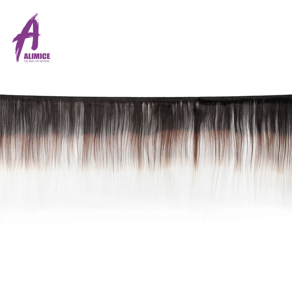 Пучки волос с фронтальной передачей 3 пучка T1b/4/27 пучки натуральных Remy Alimice|3/4 на