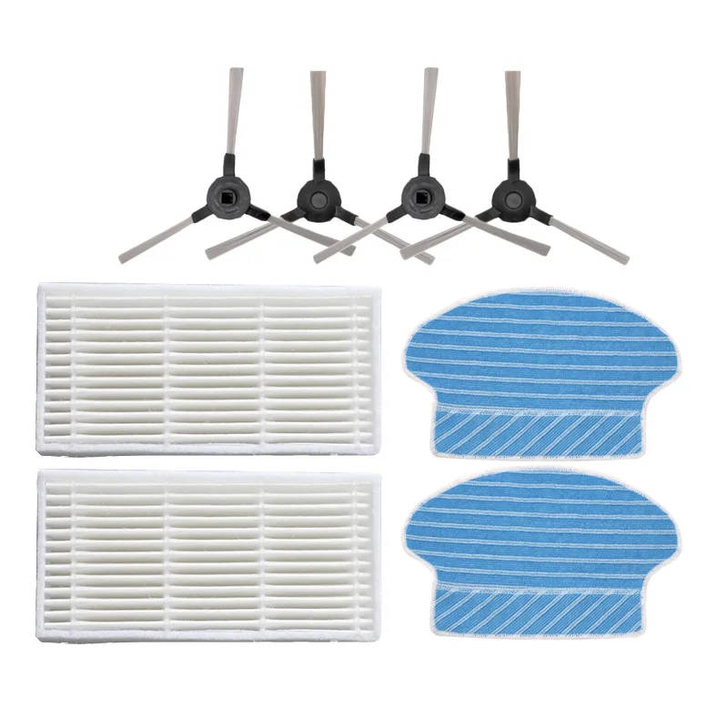 HEPA Filter Side Brush Mop Pad Cloth Replacement kits for Proscenic 680T 780t 790t Robot Vacuum cleaners Accessories | Бытовая техника