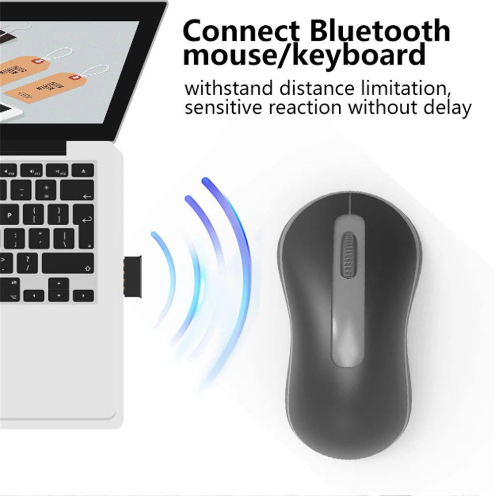 Новое поступление USB Bluetooth беспроводной адаптер 5,0 компьютер аудио Bluetooth Запуск адаптер ключ для ПК ноутбук передатчик