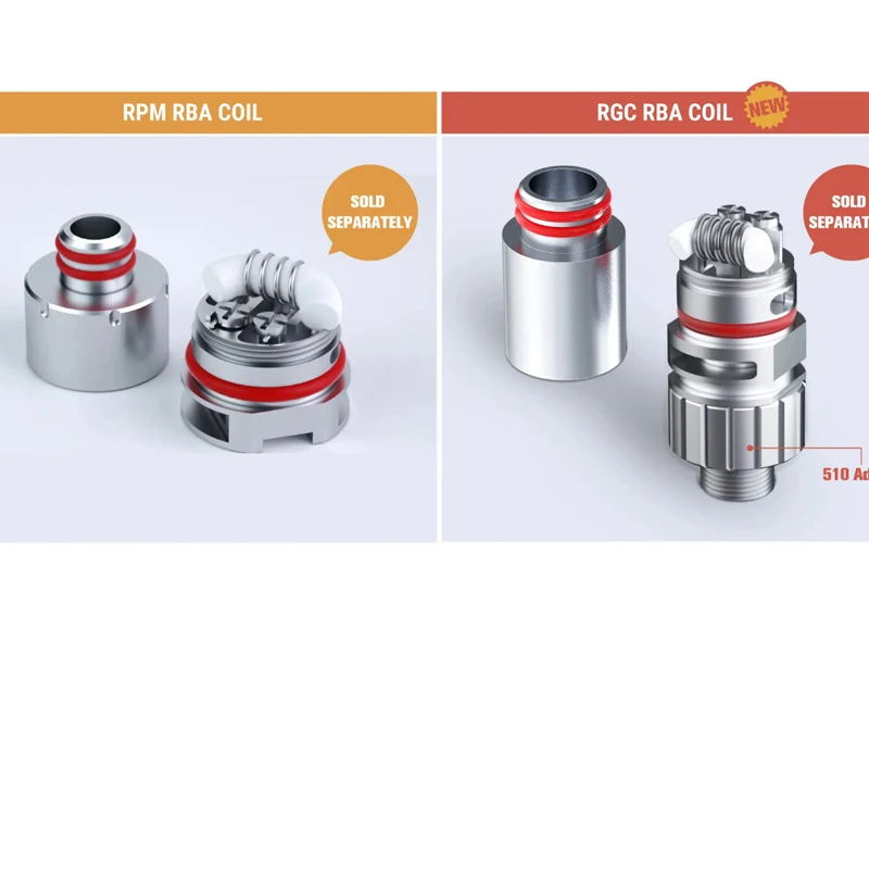 Коническая сетка SMOK RPM тройная и кварцевая 1 2 Ом SC 0 об/мин RBA MTL Mesh RGC для RPM80 Pro Go