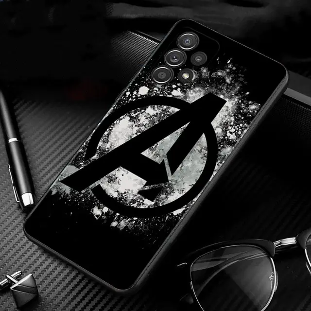 Phone Case For Samsung Galaxy A51 A12 A21s A71 A52 A31 A32 A02s A72 A11 A41 A22 A01 A51 A02 F42 Shell Marvel Logo Avengers Heros B10