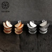 Золотые серебряные женские серьги модные геометрические металлические очаровательные женские модные серьги морозный стиль свисающие серьги