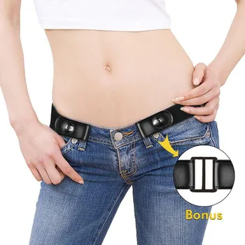 

new Buckle-Free Belt For Jean Pants,Dresses,No Buckle Stretch Elastic Waist Belt For Women/Men,No Bulge,No Hassle Waist Belt