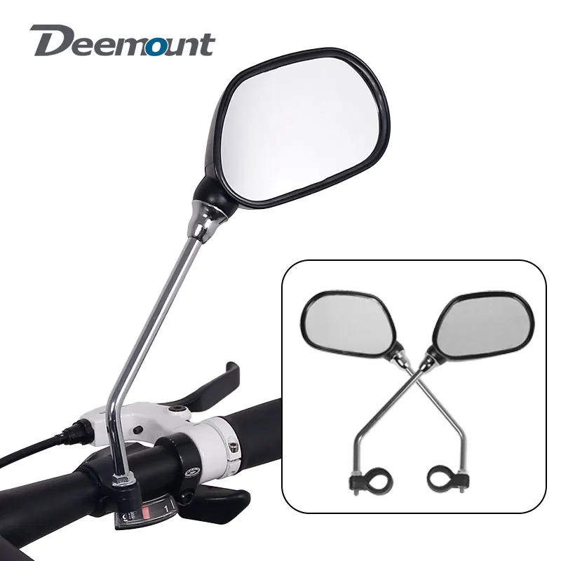Bicycle Rear View Mirrors 2Pcs Adjustable Handlebar Mirror For Road Bike Cycling 