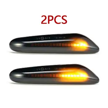 

2pcs Car Led Dynamic Side Marker Turn Signal Light Sequential Blinker Light for BMW 1/3/5 X1 X3 E90 E91 E92 E60 E87 E82 E46
