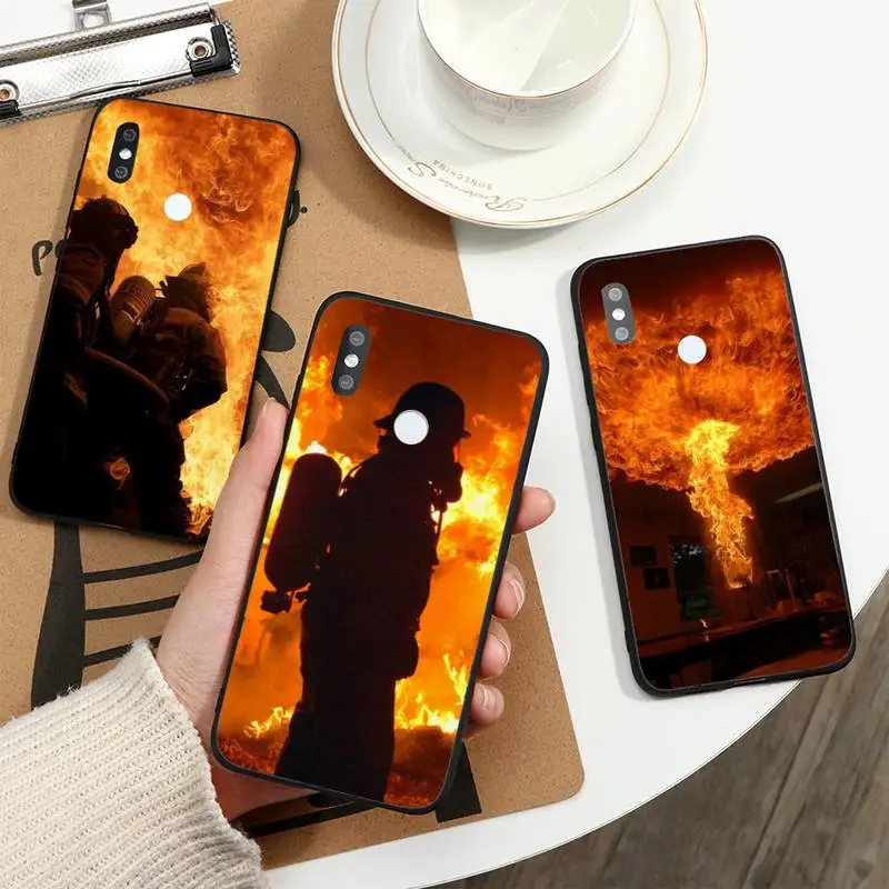 

Firefighter Heroes Super hero Phone Case For Xiaomi Mi A1 A2 5 6 6PLUS 8 9 SE Lite MIX 2 2S MAX 2 3 Pocophone F1