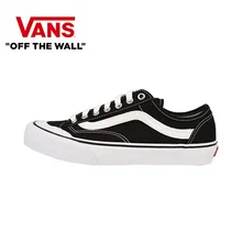 VANS STYLE 36 SF/обувь для мужчин и женщин; оригинальная Классическая парусиновая обувь в стиле ретро; повседневная обувь для катания на коньках черного цвета; коллекция года; VN0A3MVLY28