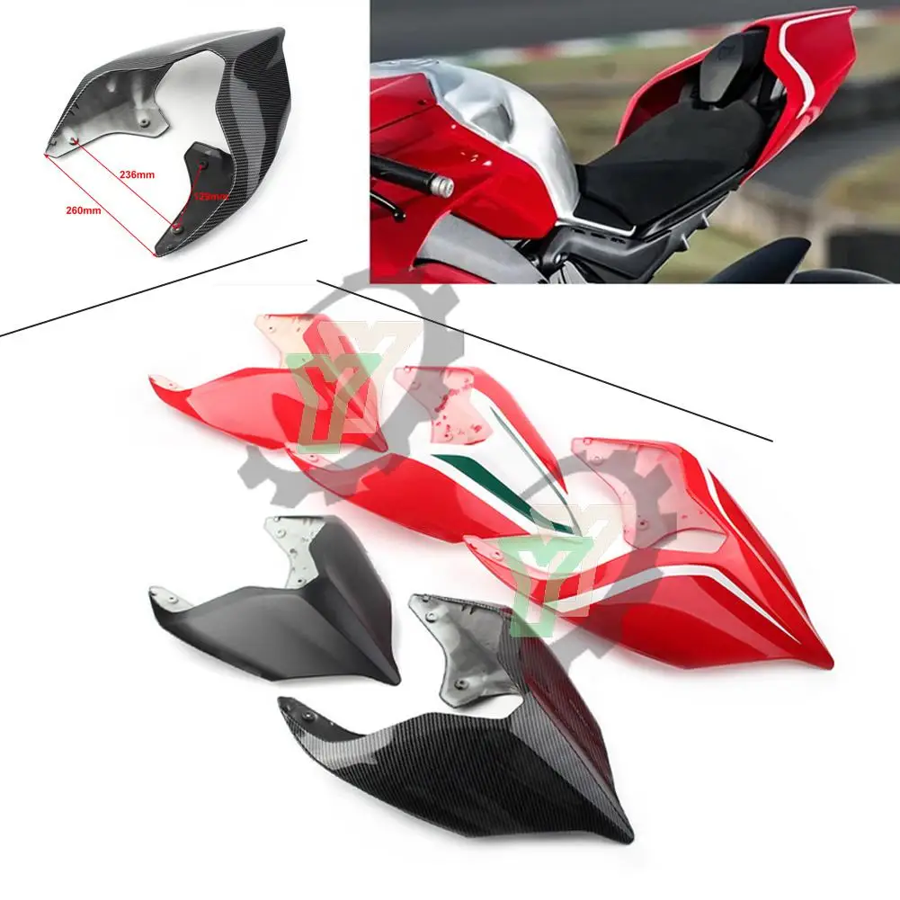 

Чехол для заднего сиденья мотоцикла Ducati Panigale V4 V4S 2018-2019, верхняя обтекатель, задняя крышка пассажирского пассажира Pillion v4 s