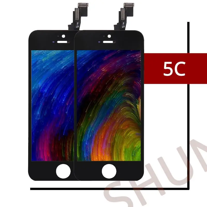 10 шт./лот AAA 100% без битых пикселей экран для планшетов устройств IPhone 5C цифровой