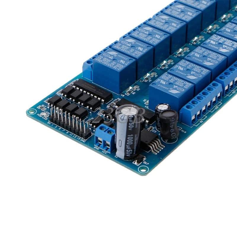 16 канальный 5 в Релейный Щит Модуль для UNO 2560 1280 ARM PIC AVR STM32
