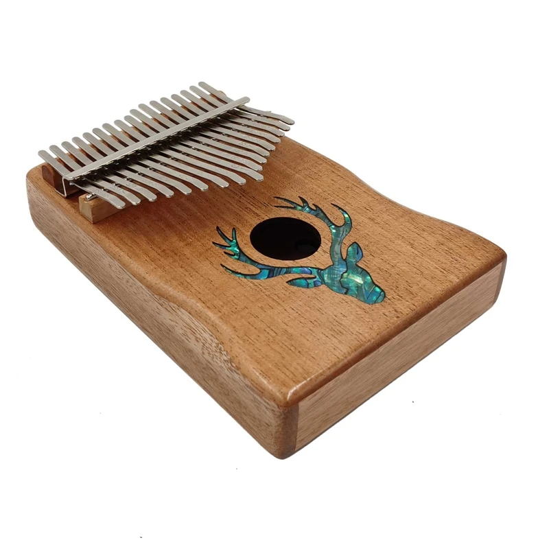 

Thumb Piano 17 Keys Kalimba, Deer Shape Finger Piano,The Best Musical Instrument Gift for Kids and Adults Beginners