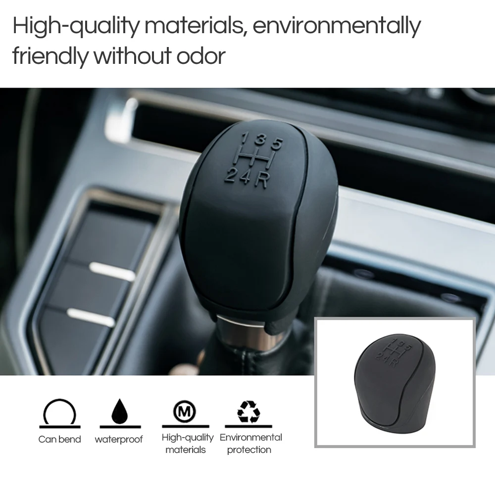 Крышка рычага переключения передач Rovtop силиконовая рукоятка для Ford Focus 2 3 4 MK2 MK3 MK4