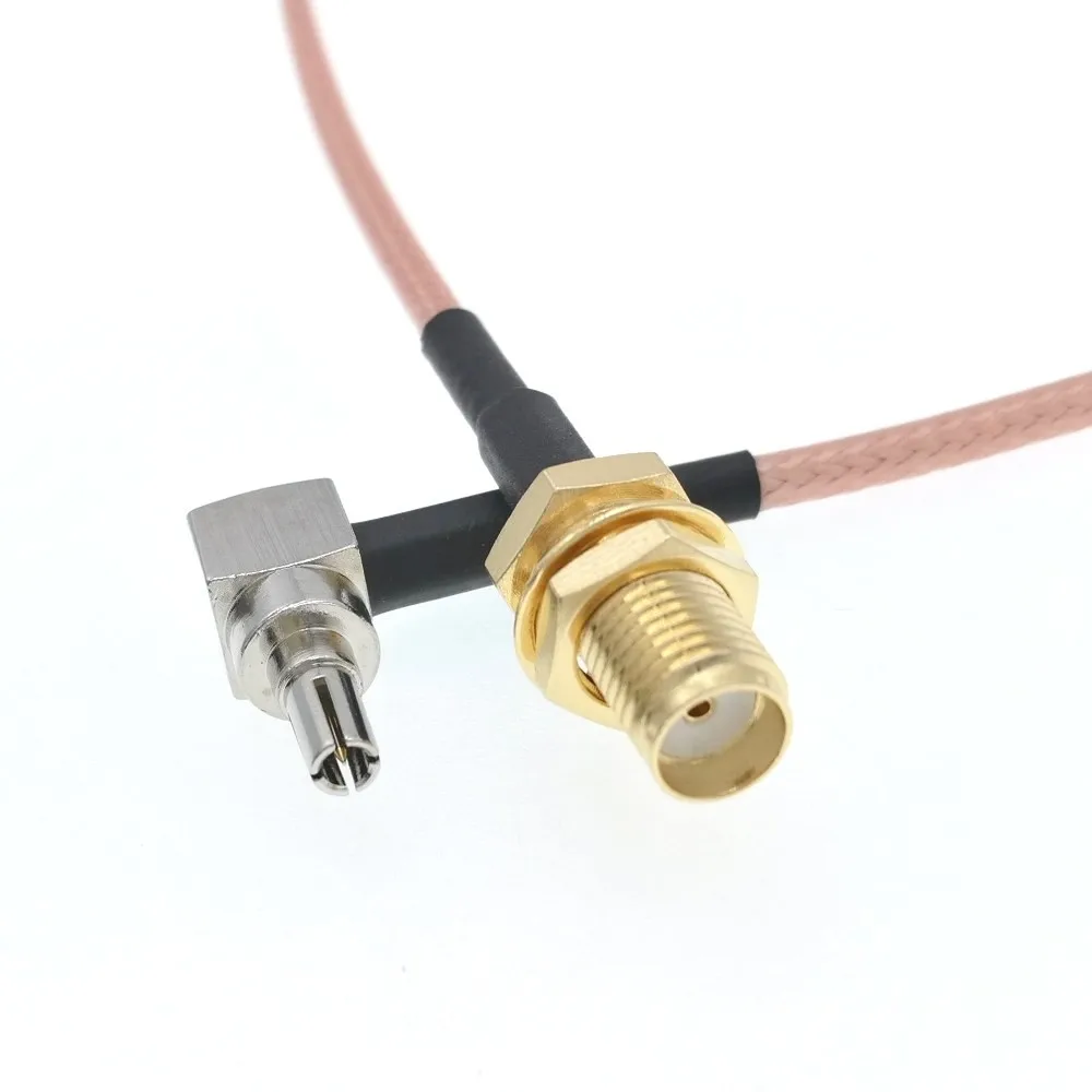 

50pcs SMA Female Jack To CRC9 Male For Huawei 3G 4G Modem RG316 Cable 20CM