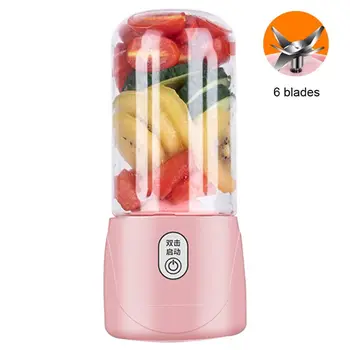 

Mini Juicer Cup Personal Travel Blender USB Rechargeable Fruit Mixing Machine A0NC