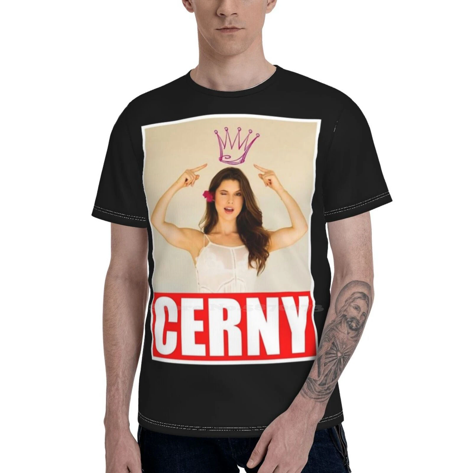 Amanda Cerny Sex Porn - Cerny Pattern 3D Printed T Shirt Plus Size Streetwear Amanda Cerny Videos  Vine Vlogs Jake Paul Logan Paul Lele Pons Models| | - AliExpress