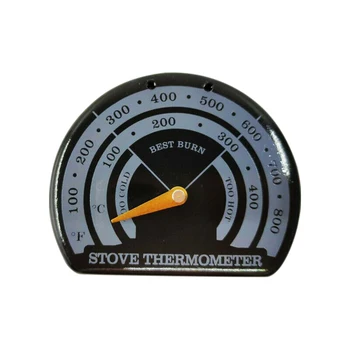 

Stove Thermometer Barbecue Pointer Kitchen Enamel Durable Burner Home Fireplace Parts Temperature Measure Corrosion Resistant