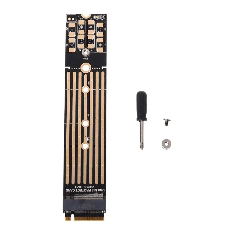 M.2 NVME Extend Protection Card 2280 to 22110 SSD DIY Power-off Plate | Компьютеры и офис