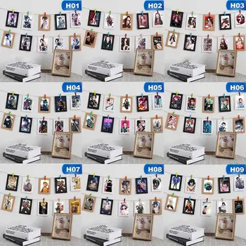 

Anime Demon Slayer Postcard Photo Wall Clip Photo Frame Home Wall Decoration Art Photo Displaying Frame Party Postcards DIY