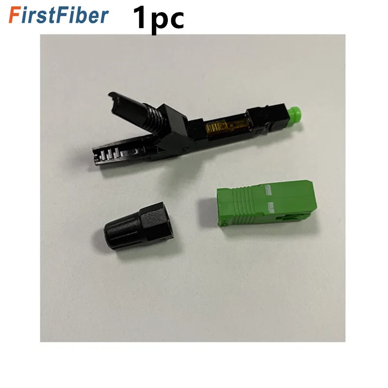 

SC fast Connector 1pc SC APC fiber adapter FTTH SC APC single-mode fiber optic SC APC quick connector Fiber Optic Connector