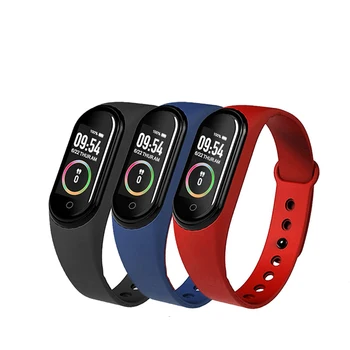 

M4 Smart Band Tracker Bracelet Bluetooth Sport Watch Smart Band Color Screen Waterproof Heart Rate Fitness for Adult Pedometers