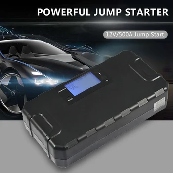 

New Arrival Car-Emergency-Booster 12V Battery Jump Starter 15000mAh Peak 500A Power Bank for Phone Charging