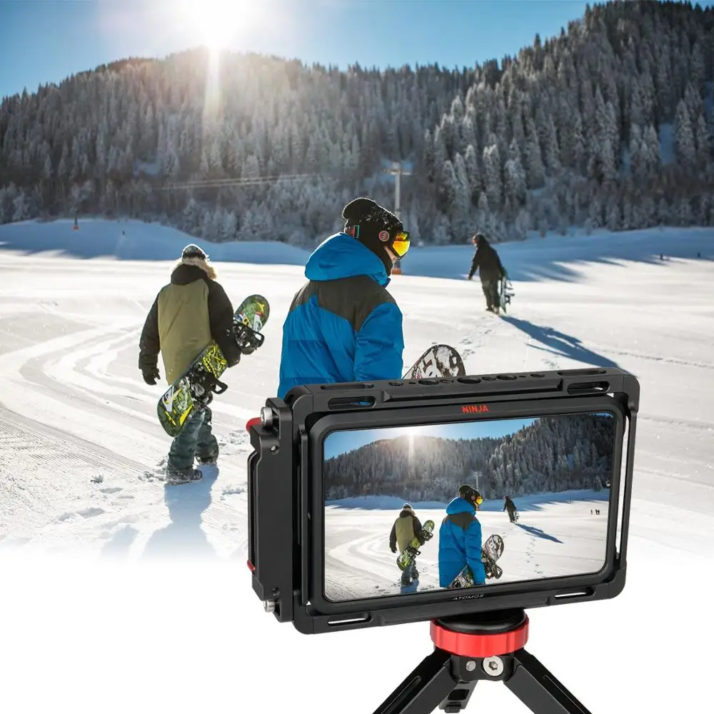 Gaiola com Built-in Ferroviário e Cabo Sunhood para Atmos v e Shinobi Andycine Monitor Nato Hdmi Extra Braçadeira Ninja - Image 6