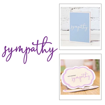

2020 New English Letter Sentiment Words Sympathy Metal Cutting Dies Cut For DIY Making Greeting Card Paper Scrapbooking No Stamp