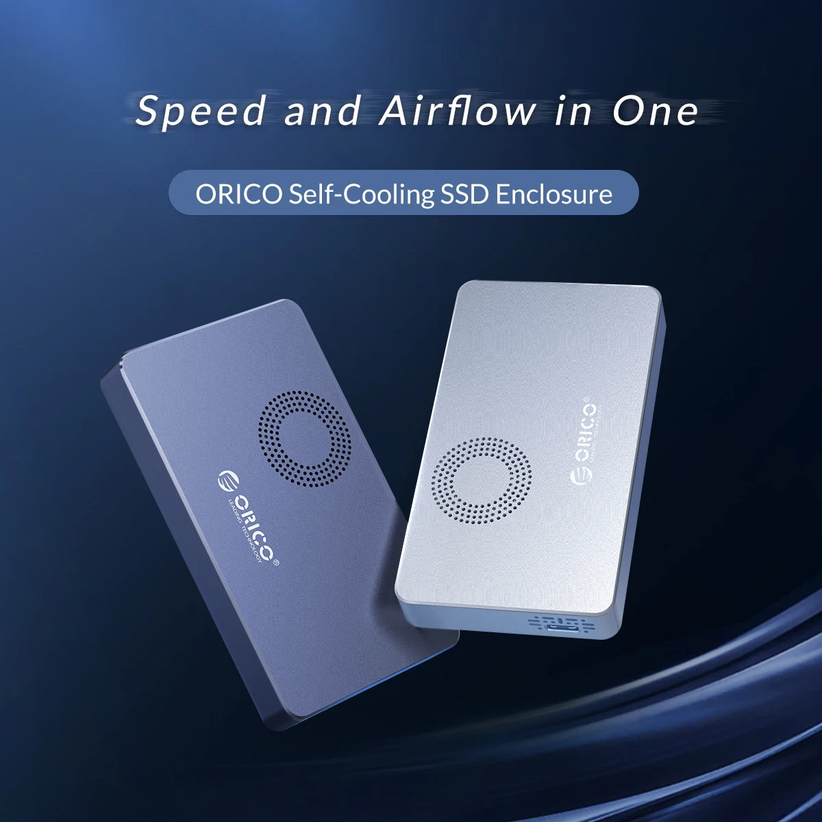 ORICO M.2 NVME SSD Case Self-Cooling SSD Enclosure for M.2 M Key B&M Key SSD Disk USB C 10Gbps Hard Drive Enclosure M.2 SSD Box