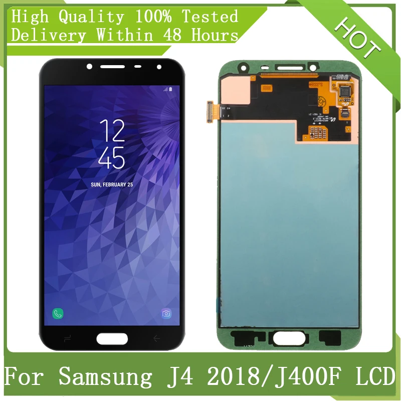 ЖК дисплей Super AMOLED 5 дюйма для SAMSUNG GALAXY J4 2018 J400 J400F J400F/DS J400G/DS сенсорный экран