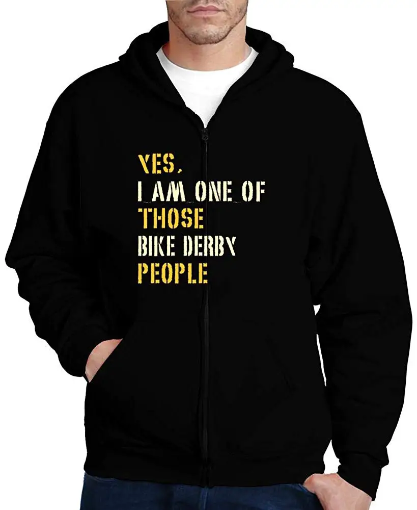 TSDFC YES I AM ONE из тех людей на молнии с байком Дерби |