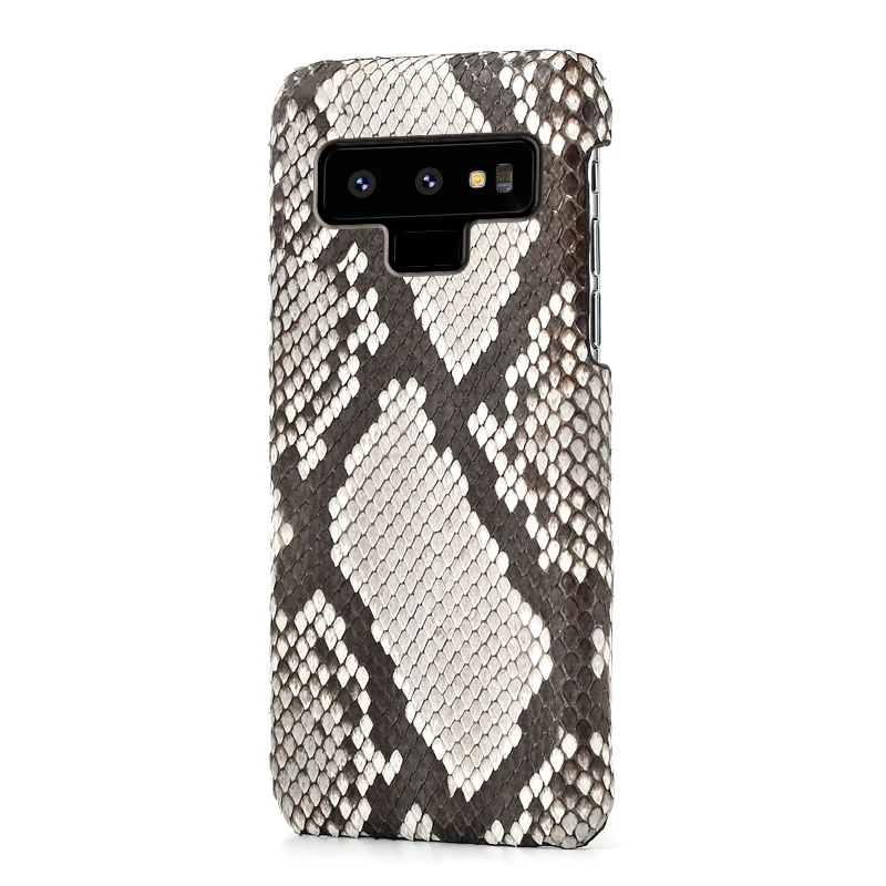Чехол для телефона Samsung Galaxy S6 S7edge S8 S9 S10 Plus A30 A50 A70 чехол из кожи питона Note 8 9 10 A5 A7 A8