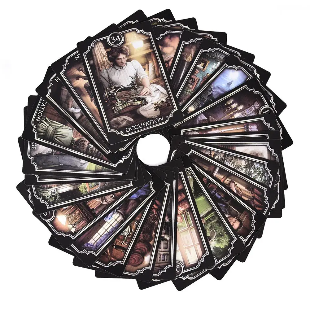 NEW Fin Sieve Kipper Tarot Cards Full English Board Games Divination Fate Family Party Playing Oracle Card Deck Table Game 6