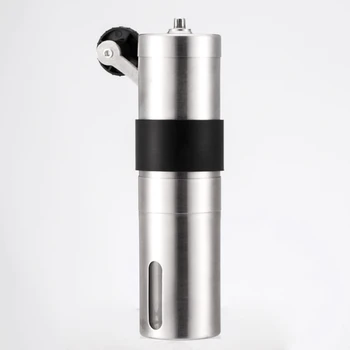 

Hand-Cranked Coffee Grinder with Silicone Stainless Steel Grinder